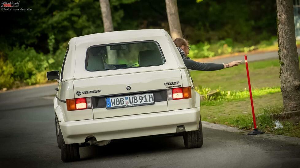 VW Golf I Cabrio (1991) bei der Creme 21 Rallye 2024