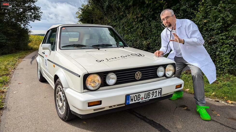 VW Golf I Cabrio (1991) bei der Creme 21 Rallye 2024