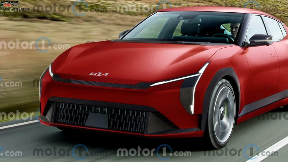 2026 Kia EV8//Stinger-Rendering von Motor1.com