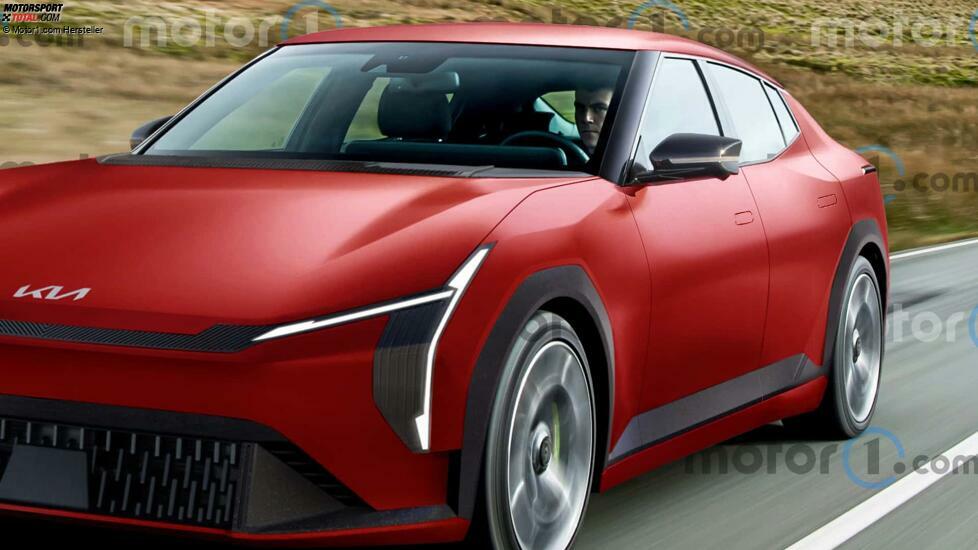 2026 Kia EV8//Stinger-Rendering von Motor1.com