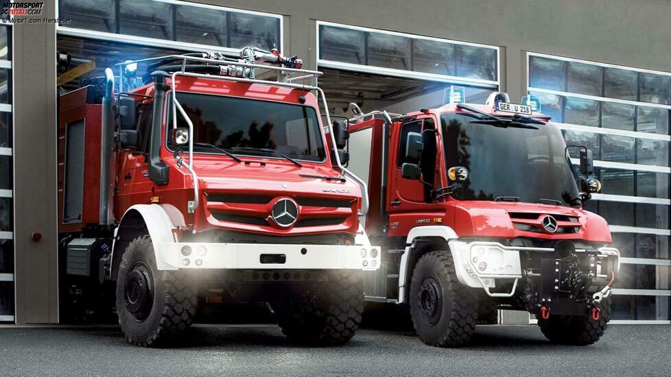 Mercedes-Benz Special Trucks mit Unimog und Atego auf FIREmobil 2024