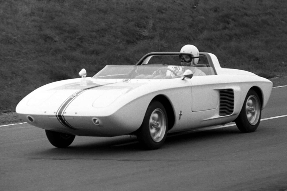 Der Ford Mustang I wurde 1962 als innovatives Konzeptfahrzeug gebaut und markiert das erste Kapitel des legendären Modells des amerikanischen Herstellers