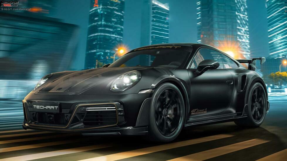 Techart GTstreet R Monochrome auf der Basis des Porsche 911 Turbo S