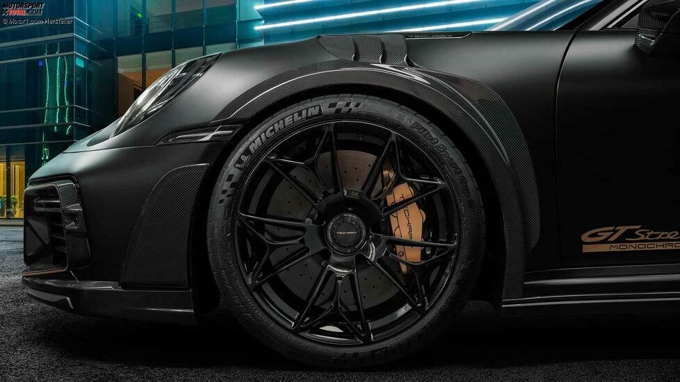 Techart GTstreet R Monochrome auf der Basis des Porsche 911 Turbo S