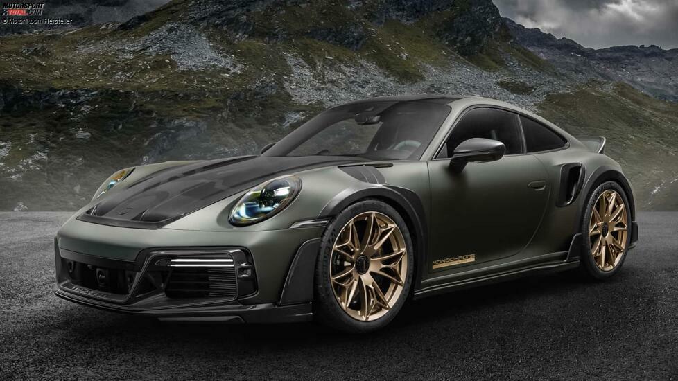 Techart GTstreet R Monochrome auf der Basis des Porsche 911 Turbo S