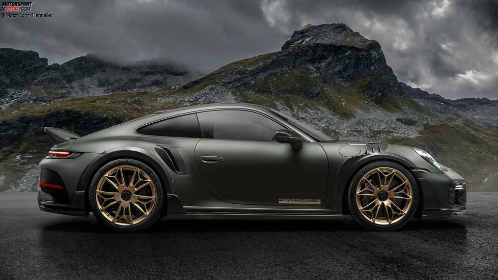 Techart GTstreet R Monochrome auf der Basis des Porsche 911 Turbo S