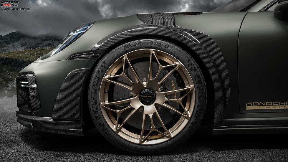 Techart GTstreet R Monochrome auf der Basis des Porsche 911 Turbo S