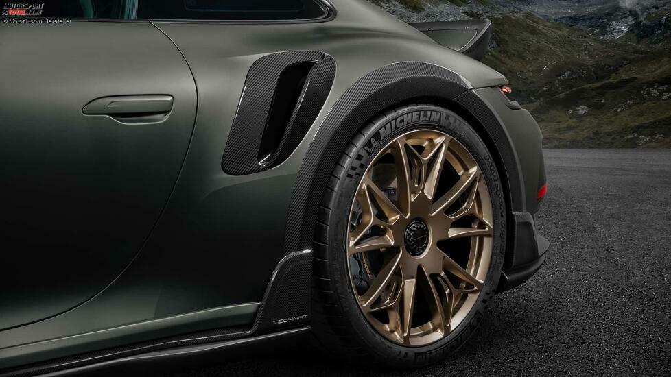 Techart GTstreet R Monochrome auf der Basis des Porsche 911 Turbo S