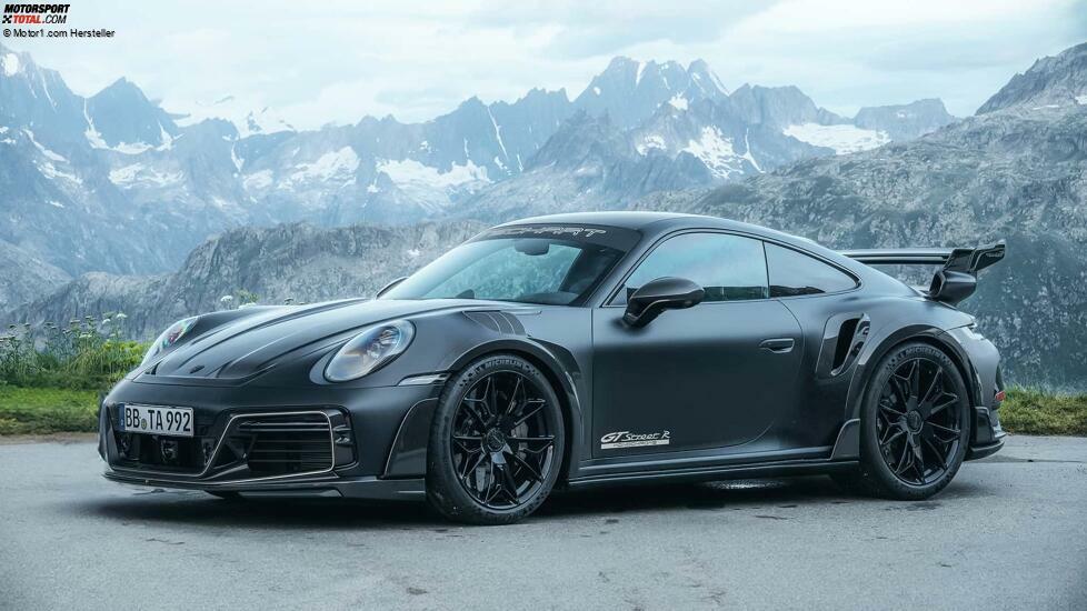 Techart GTstreet R Monochrome auf der Basis des Porsche 911 Turbo S