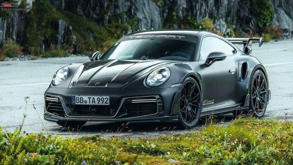 Techart GTstreet R Monochrome auf der Basis des Porsche 911 Turbo S