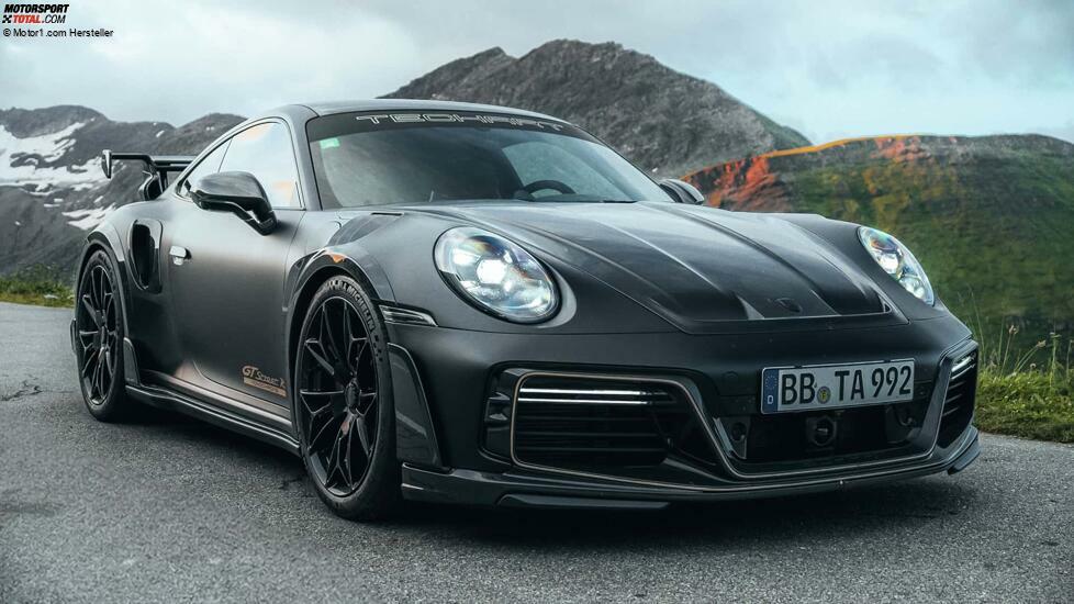 Techart GTstreet R Monochrome auf der Basis des Porsche 911 Turbo S
