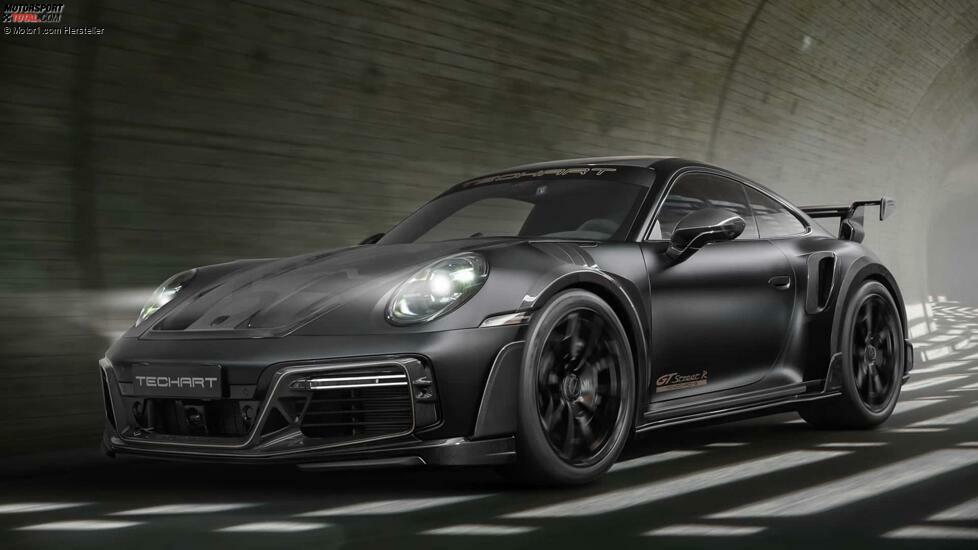 Techart GTstreet R Monochrome auf der Basis des Porsche 911 Turbo S