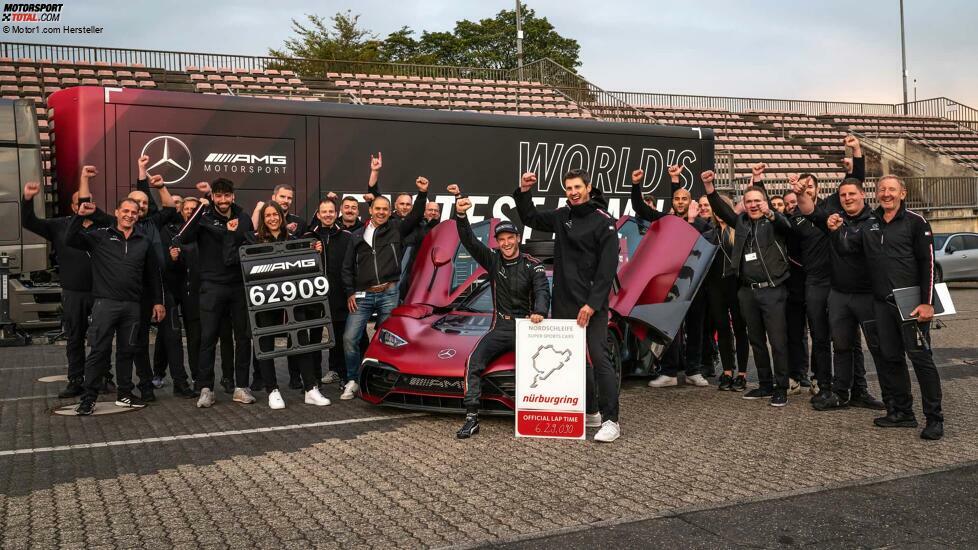 6:29.090 min: Mercedes-AMG ONE bricht eigenen Rundenrekord auf der Nürburgring-Nordschleife
