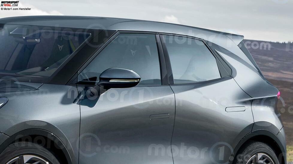 Cupra Raval (2025) im Rendering von Motor1.com