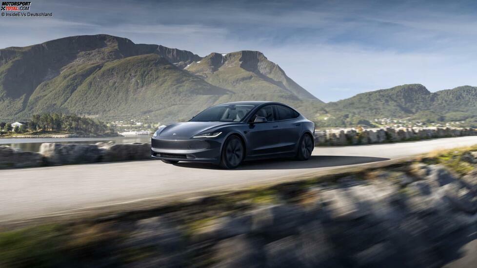 Tesla Model 3 (2024) Maximale Reichweite mit Hinterradantrieb