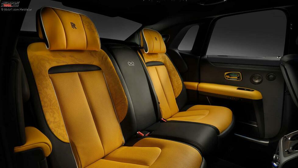 Innenausstattung des Rolls-Royce Ghost Serie II, schwarz, 2025