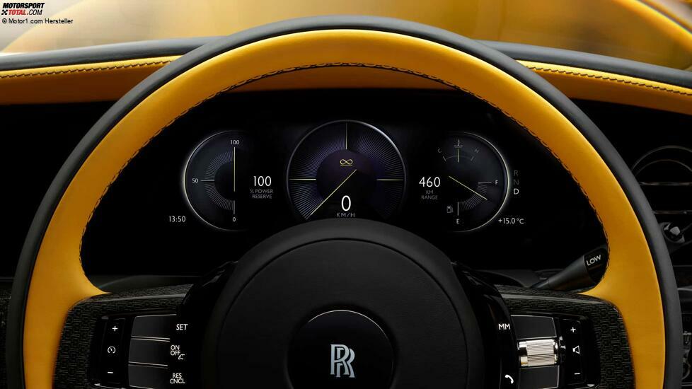 Innenausstattung des Rolls-Royce Ghost Serie II, schwarz, 2025