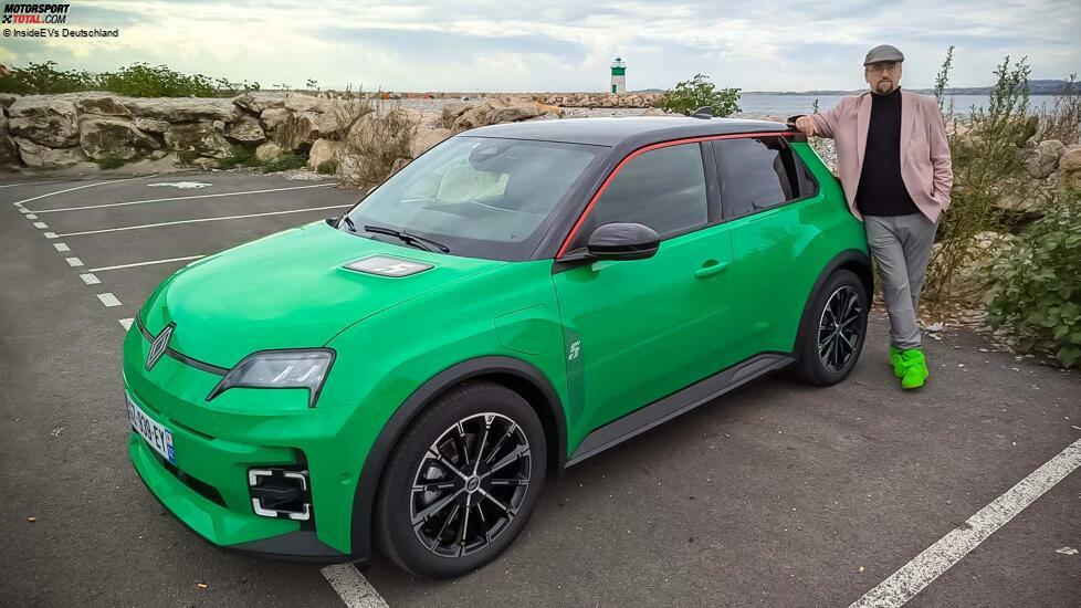 Roland Hildebrandt mit dem Renault 5 E-Tech electric (2024) im Test