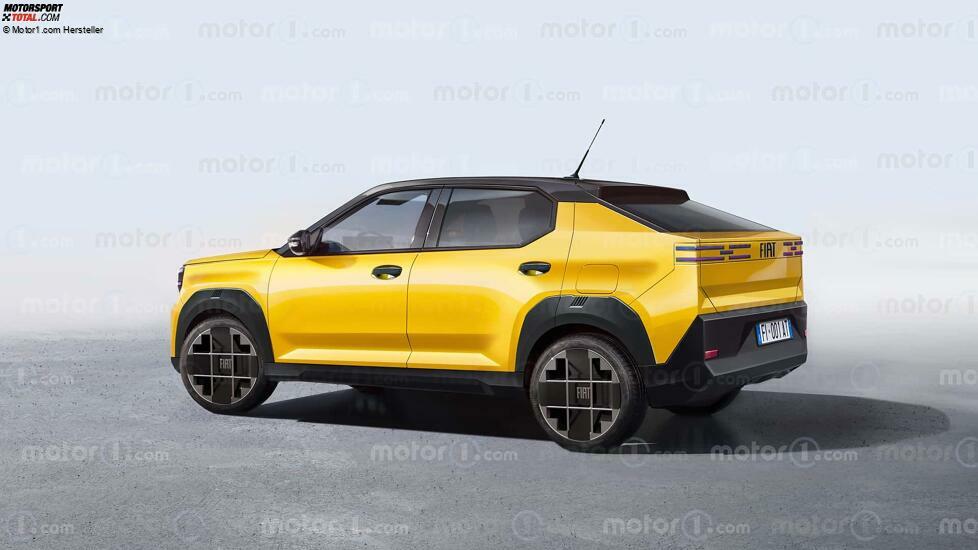 Fiat Fastback (2026) im Rendering von Motor1.com