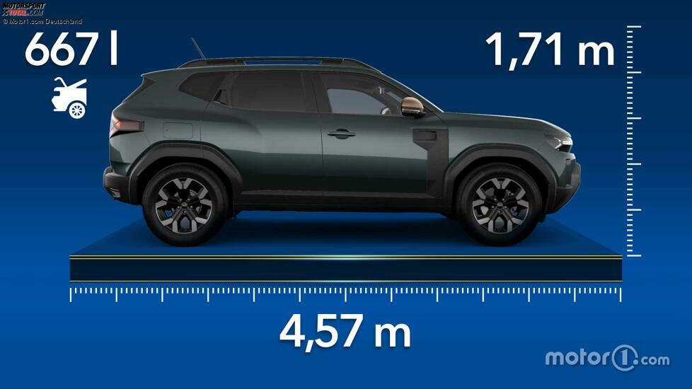 Dacia Bigster, dimensioni e bagagliaio del grande SUV rumeno