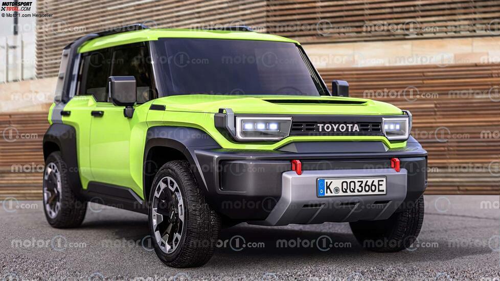 Mini-Toyota Land Cruiser als Rendering von Motor1.com