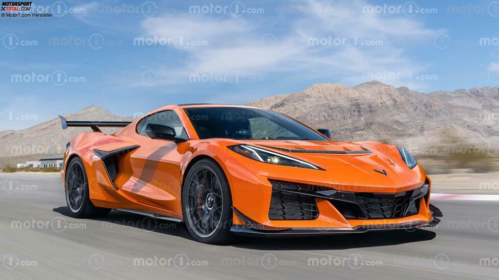 Chevrolet Corvette Zora (2025) im Rendering von Motor1.com