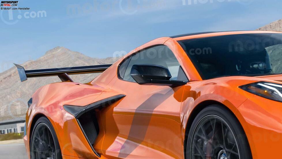 Chevrolet Corvette Zora (2025) im Rendering von Motor1.com