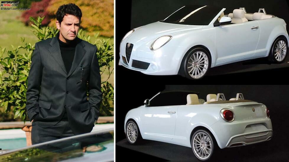 Juan Manuel Díaz und das Alfa Romeo Mito Cabrio
