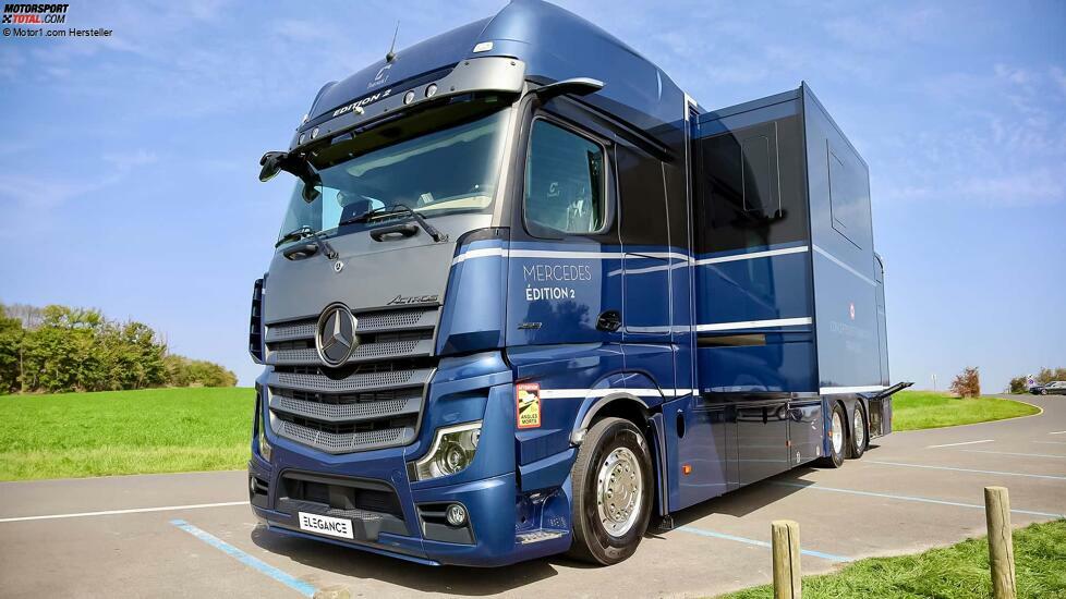 Mercedes-Benz Actros als Pferdetransporter mit Élégance Lounge von Théault