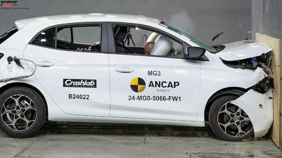 MG3 2025, crash test