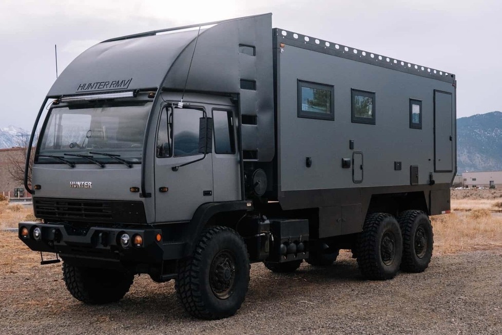 Dies ist ein neues 6x6 Wohnmobil von Hunter RMV mit dem Namen Sherpa XLE: Hier sind seine Optionen und Spezifikationen