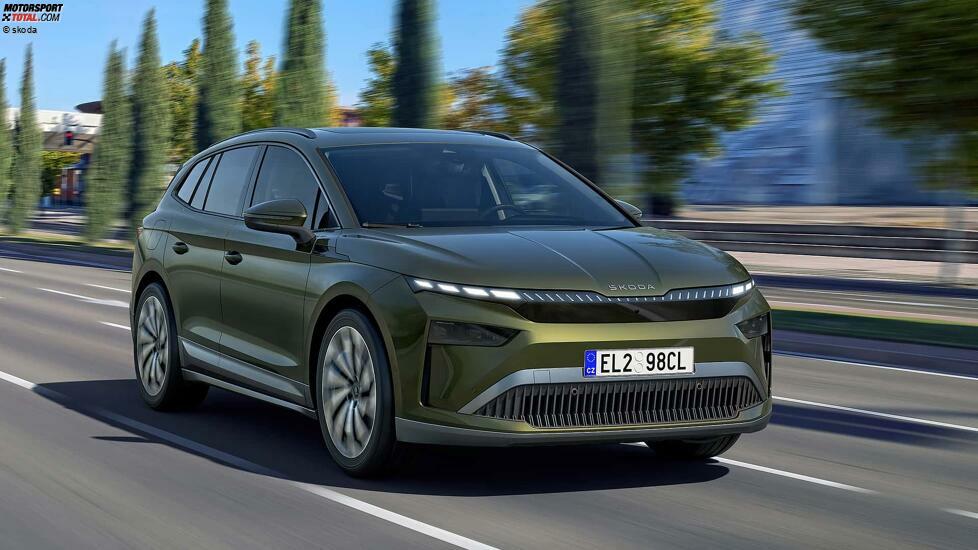 Skoda Enyaq(2025) in Olibo Green