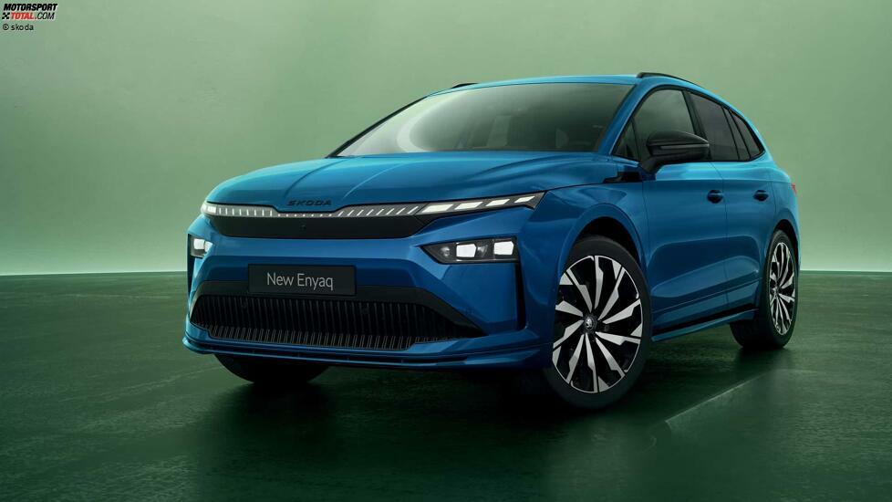 Skoda Enyaq Sportline Coupé (2025) in Blau