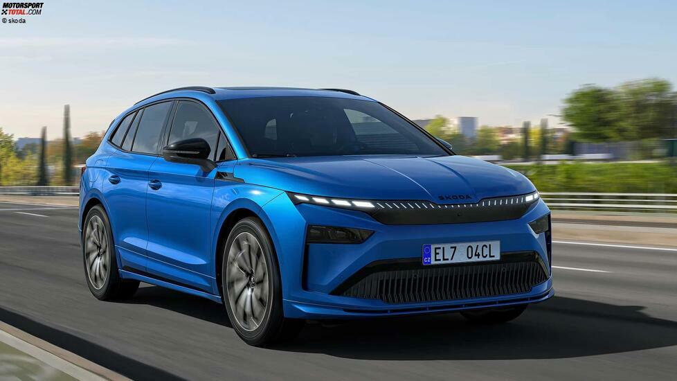 Skoda Enyaq Sportline (2025): Die Front