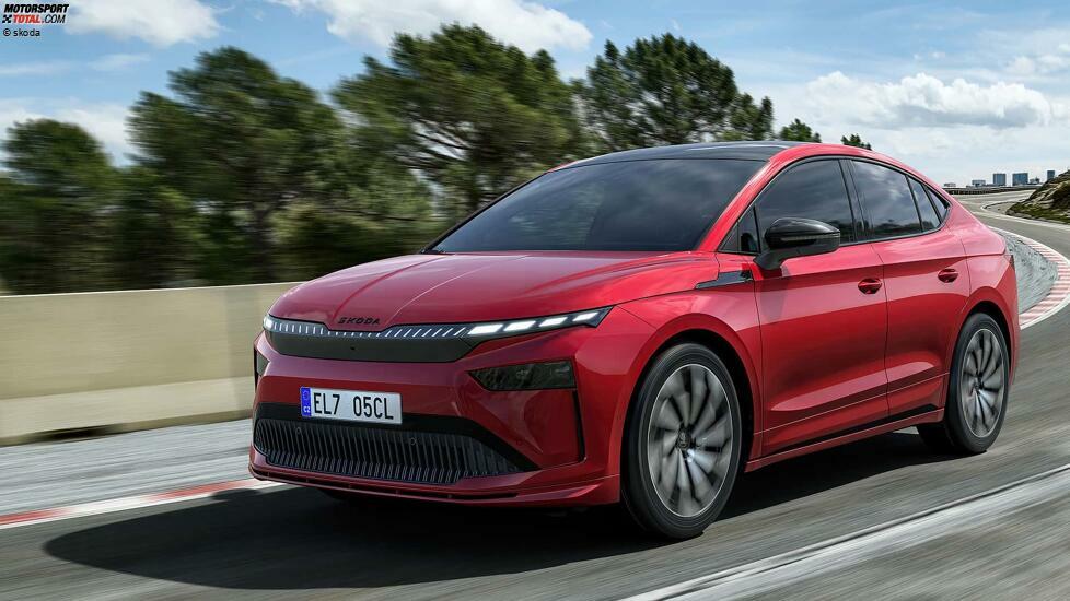 Skoda Enyaq Sportline (2025) in Rot