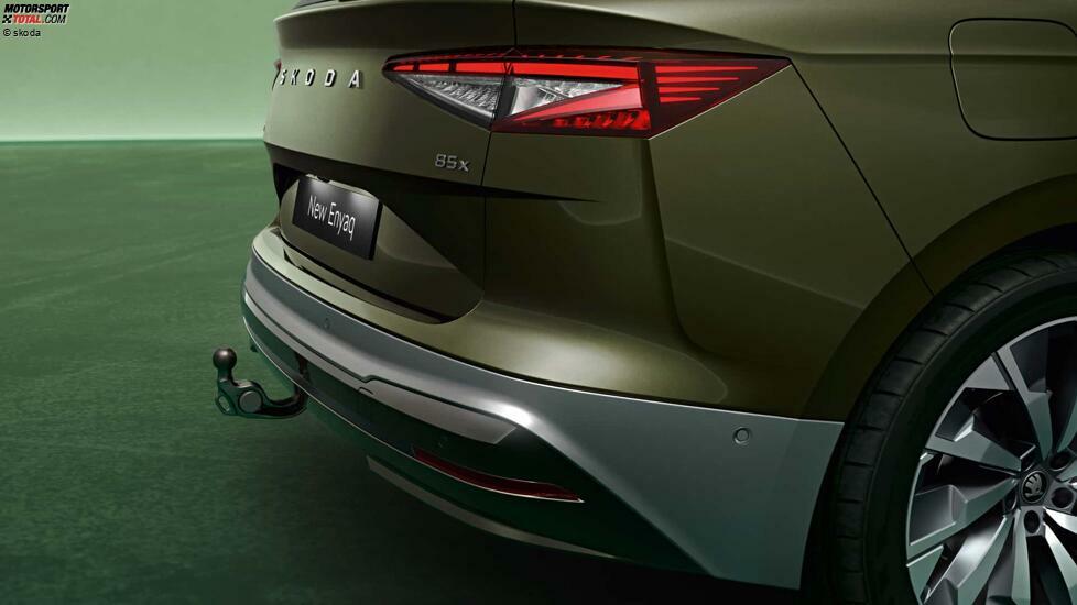 Skoda Enyaq(2025) in Olibo Green: Das Exterieur