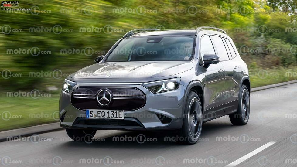 Mercedes GLB (2026) im Rendering von Motor1.com