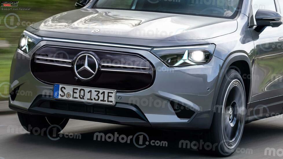 Mercedes GLB (2026) im Rendering von Motor1.com