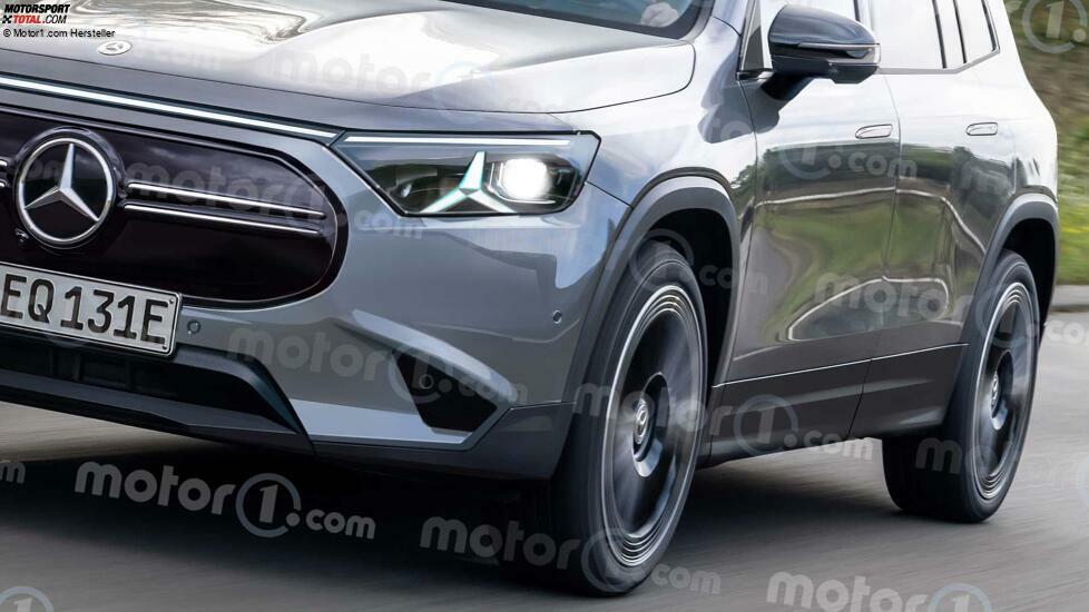 Mercedes GLB (2026) im Rendering von Motor1.com