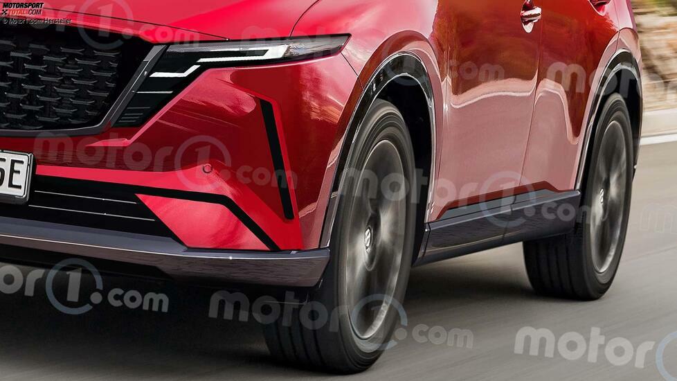 Mazda CX-5 (2026), il render di Motor1.com
