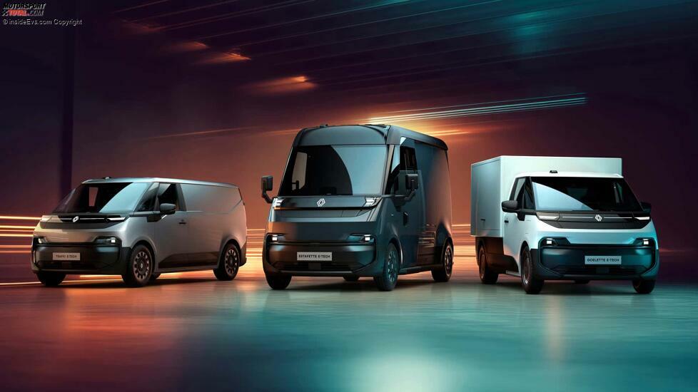 Renault Trafic E-Tech electric , Estafette E-Tech electric, Goelette E-Tech electric
