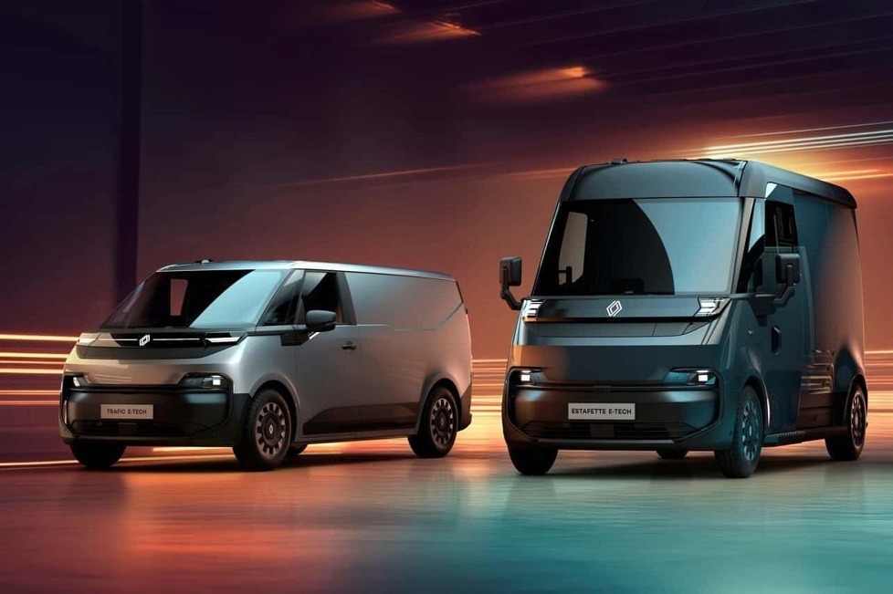 Renault präsentiert drei Elektro-Transporter, die auf einer Renault-Plattform basieren und den Rhombus tragen, aber von Flexis kommen