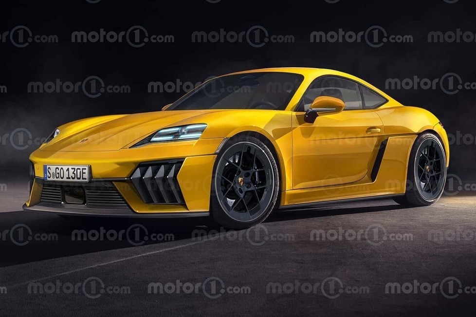 Dank unseres Renderings können wir einen Blick auf den Porsche 718 Cayman EV werfen, der Ende 2025 auf den Markt kommen soll