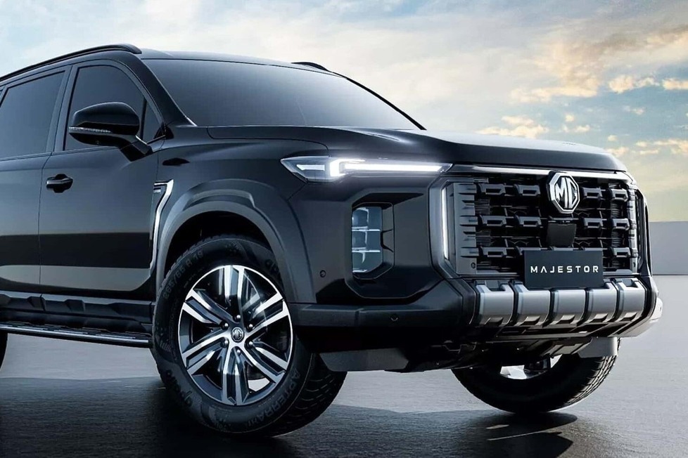 Der neue MG Majestor für Indien ist das geländegängigste Modell des Automobilherstellers mit einem Leiterrahmen und Allradantrieb