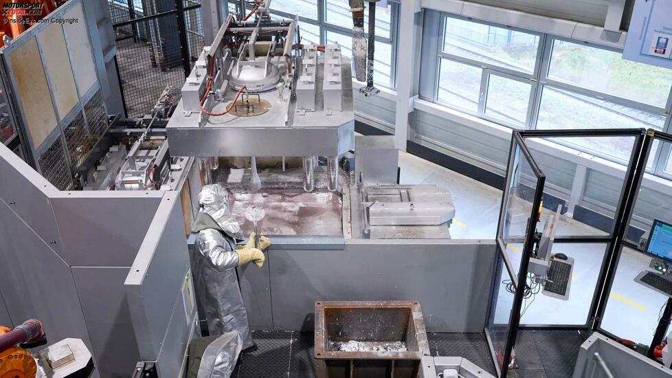 Fertigung Zentralgehäuse elektrische Antriebseinheit 6. Generation Leichtmetallgießerei Landshut