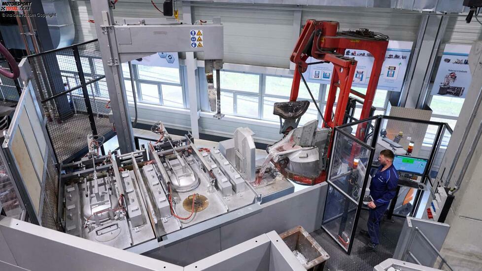 Fertigung Zentralgehäuse elektrische Antriebseinheit 6. Generation Leichtmetallgießerei Landshut