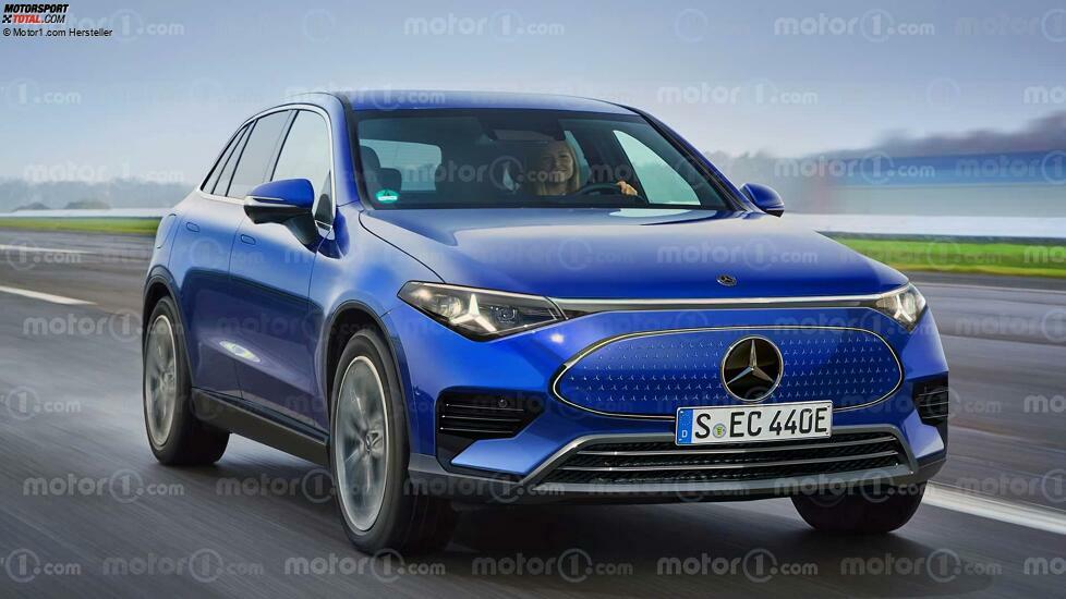 Mercedes GLC (2025), Rendering von Motor1.com