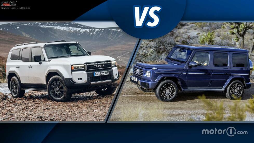 Toyota Land Cruiser vs Mercedes Classe G