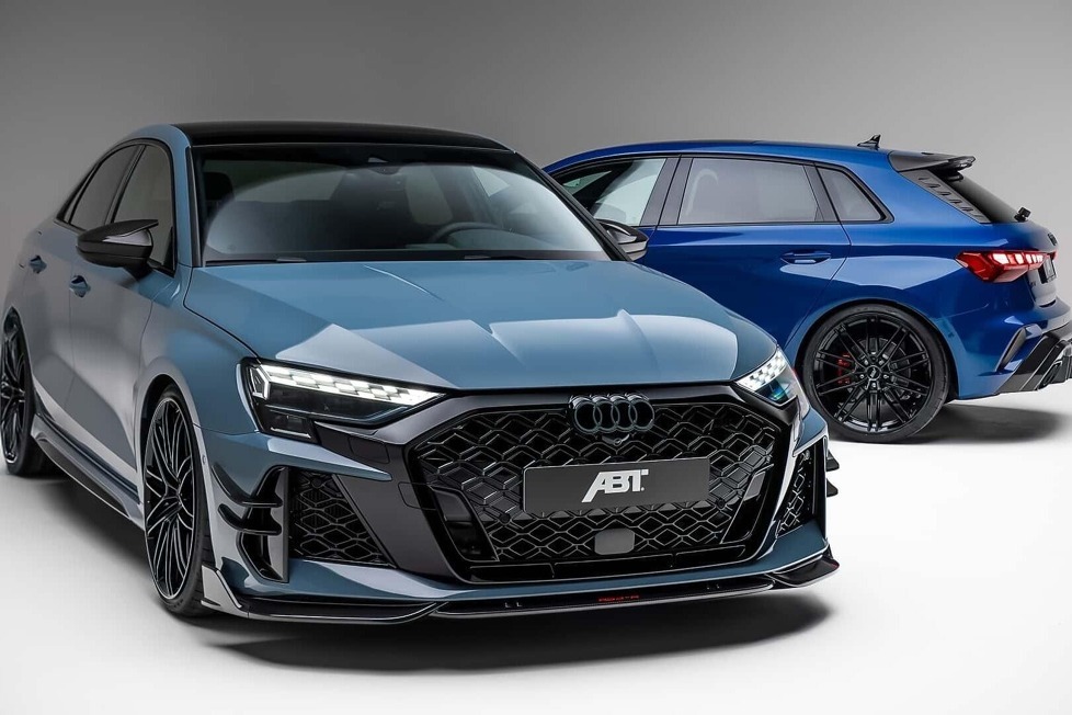Abt zeigt sein Komplettprogramm für das Audi RS 3-Facelift mit deftiger Leistungssteigerung, krassem Bodykit, Tieferlegung und leichteren Rädern