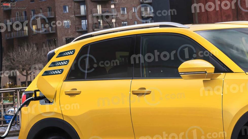 Volkswagen ID.2 X im Rendering von Motor1.com